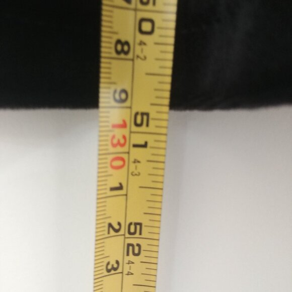 Diane von Furstenberg black velvet stretch midi maxi dress DVF sleeve de… - Picture 6 of 12